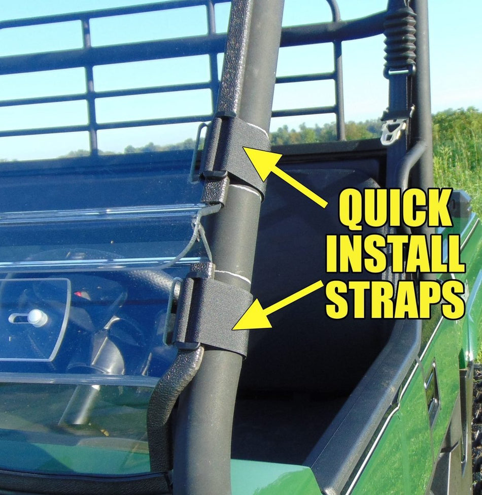 Kawasaki Teryx 750 - 2 Pc Vented Scratch-Resistant Windshield